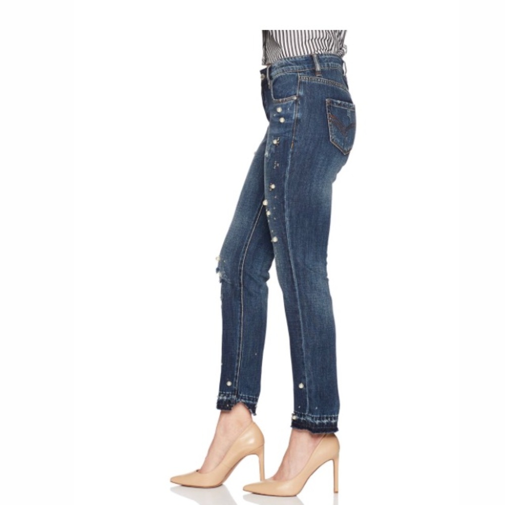 🎉HP🎉William Rast pearl bead jeans 24 - Picture 3 of 6